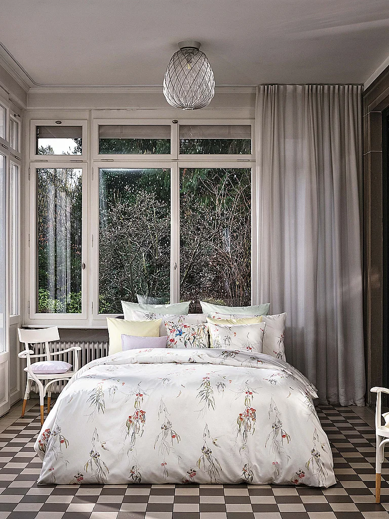 CHRISTIAN FISCHBACHER Funda de almohada de satén 70x90cm WHISPER Blanco blanco